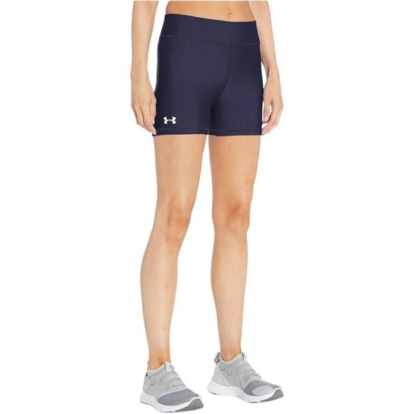 Under Armour Navy Compression Mid Rise Shorty Shorts NWT XS - Picture 1 of 6